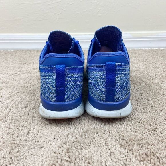 Nike Free TR Flyknit Running Shoes - Racer Blue - Picture 5 of 6
